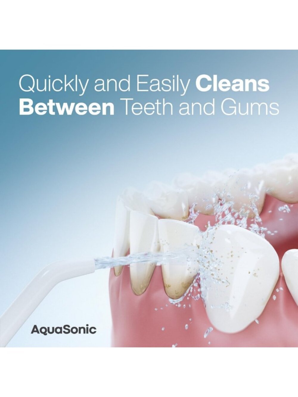 Cordless Rechargeable Water Flosser - Portable Waterproof Oral Irrigator with 5 - Picture 3 of 8